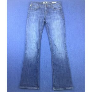 Los Angeles IT Jeans Hottie Women’s 26R Bootcut Low Rise Y2K Blue Denim